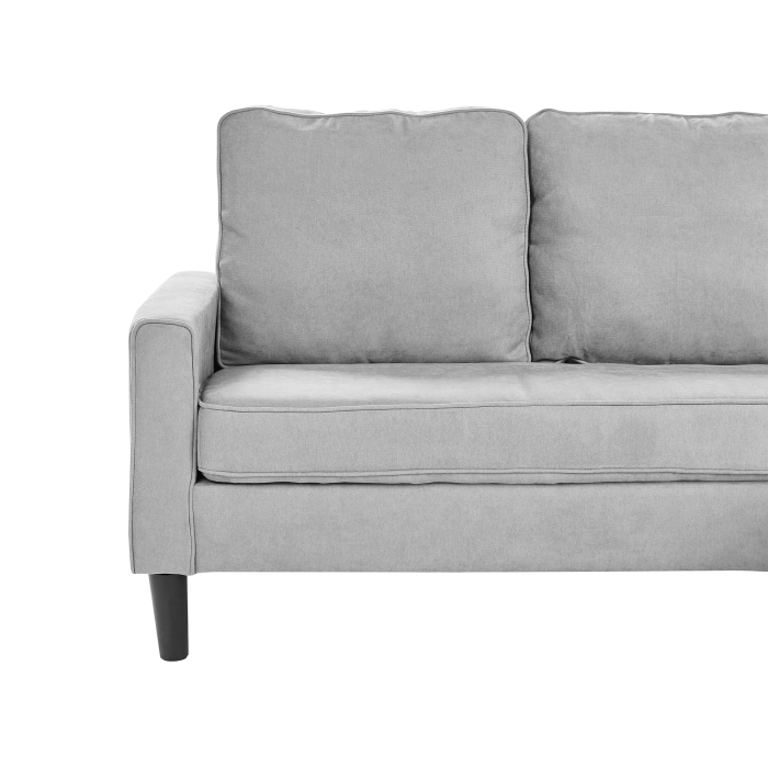 3-seater sofa AVESTA Light grey with ottoman [6]