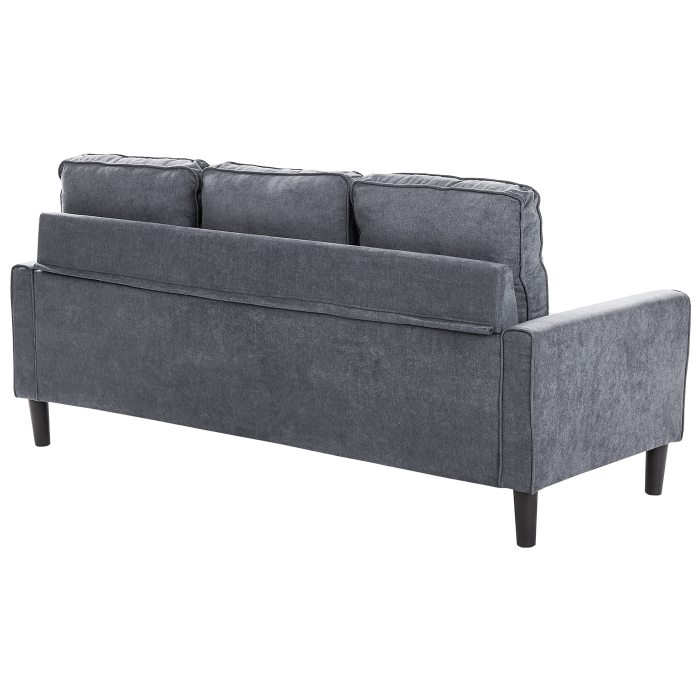 3-seater sofa bed AVESTA Dark grey with ottoman [6]