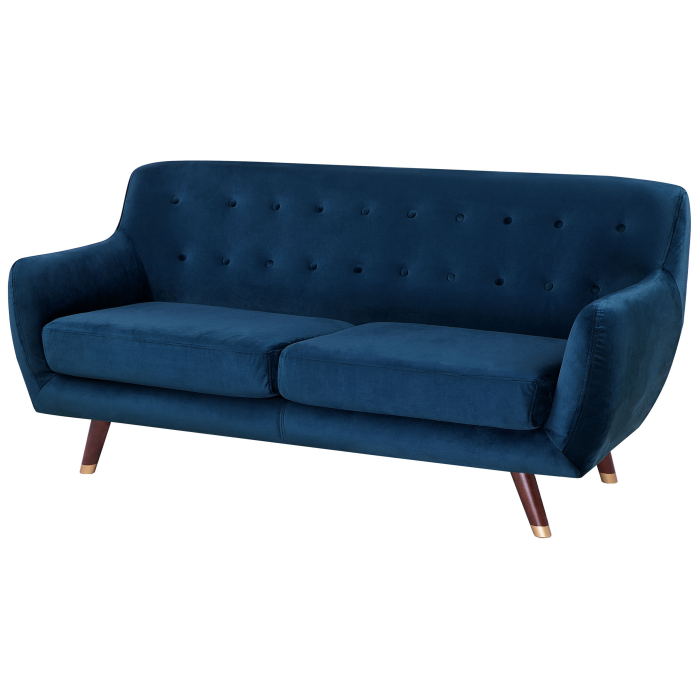 3-seater sofa BODO Velvet Navy blue [4]