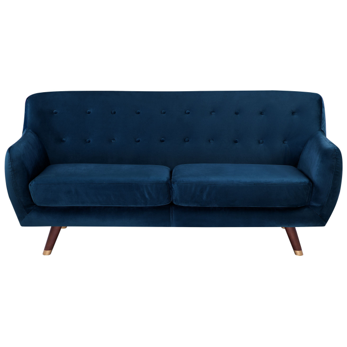 3-seater sofa BODO Velvet Navy blue [2]