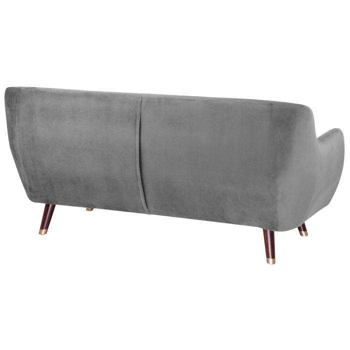 BODO 3-seater sofa bed Grey velvet [5]