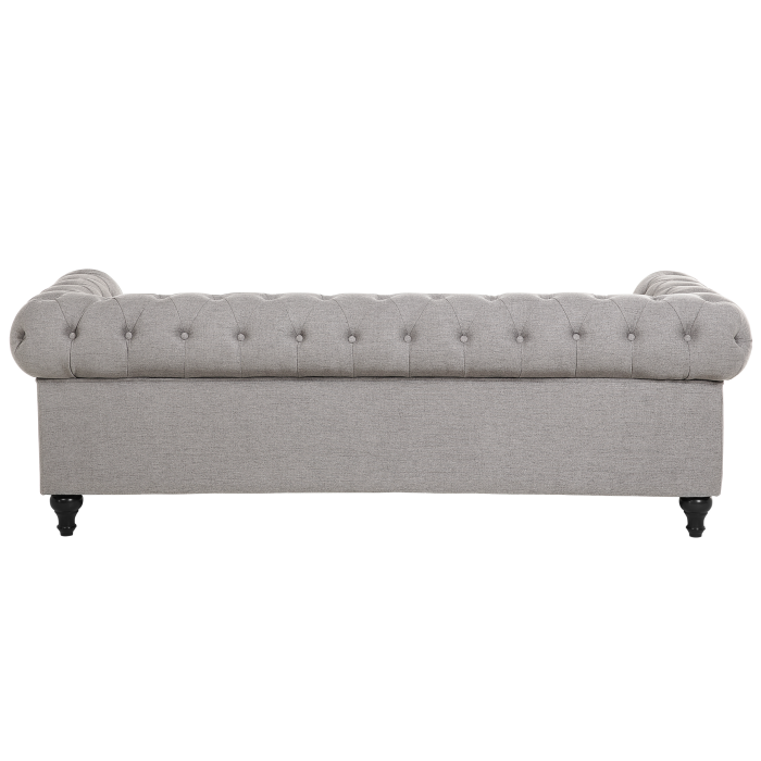 3-seater sofa CHESTERFIELD Light grey [5]