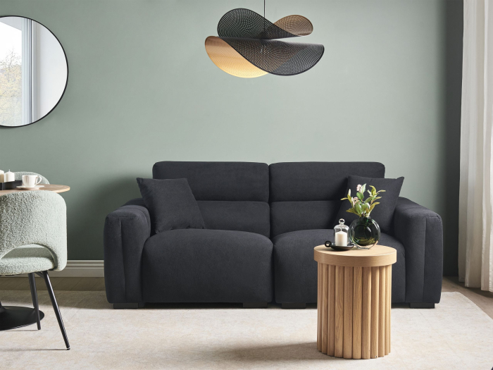 Canapea cu 3 locuri FAUSKAN   Negru [1]