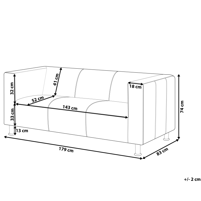 FLORO 3-seater sofa Chenille Light Green [3]
