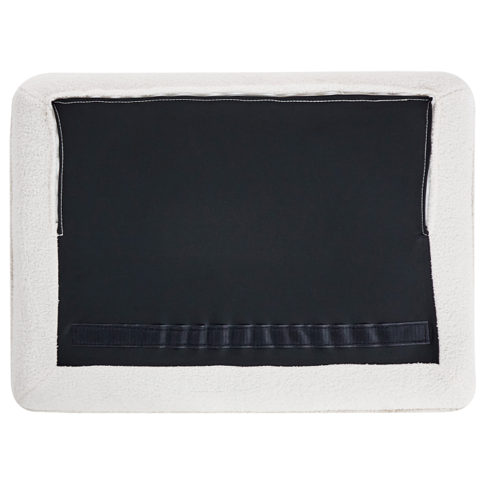 Canapea cu 3 locuri FREDERICA Boucle Alb-murdar [8]