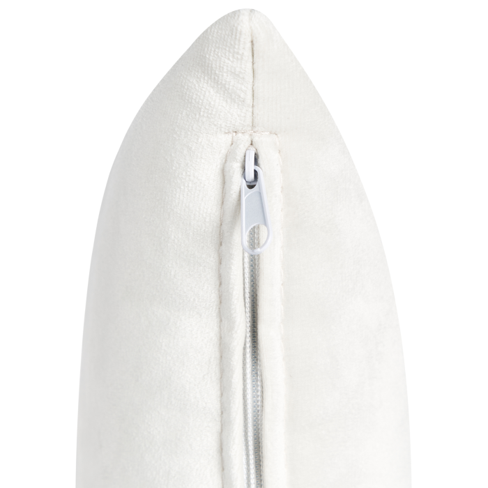 Canapea cu 3 locuri FREDERICA Catifea Alb-murdar [11]