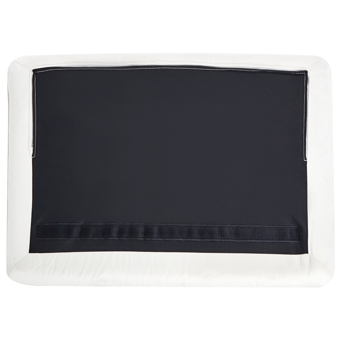 Canapea cu 3 locuri FREDERICA Catifea Alb-murdar [7]