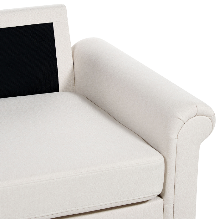 Canapea cu 3 locuri GINNERUP  Bej deschis [8]