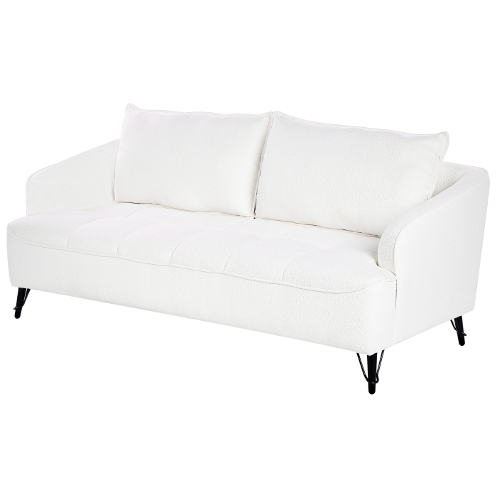 3-seater sofa HOBRO Boucle White [5]