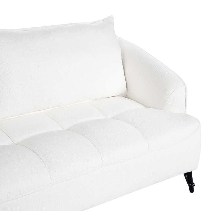 3-seater sofa HOBRO Boucle White [8]