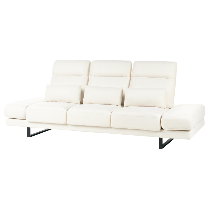 Canapea cu 3 locuri IKAST  Alb-murdar [4]