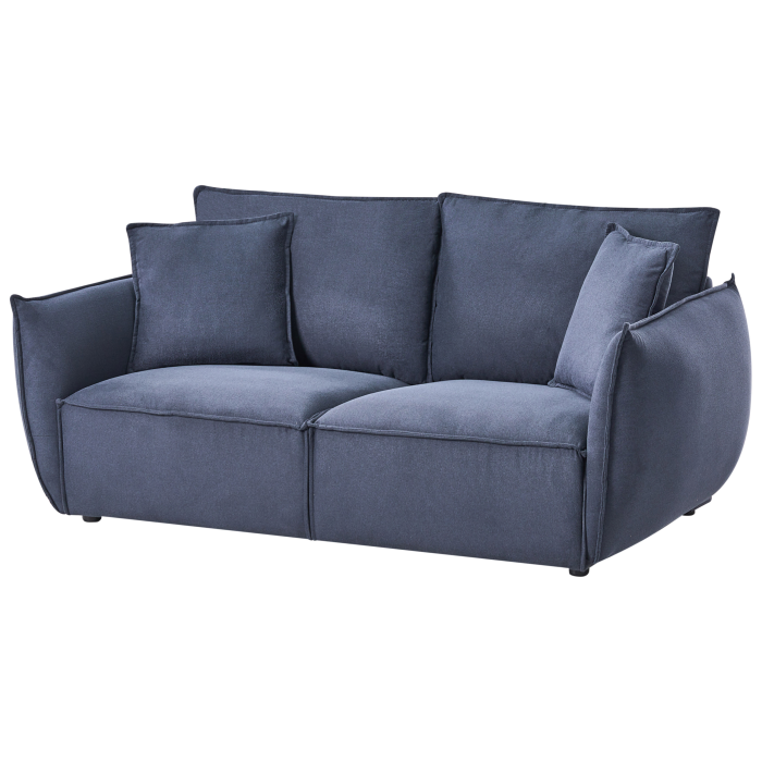 Canapea cu 3 locuri KUNES  Albastru închis [4]