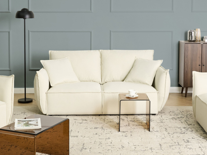 Canapea cu 3 locuri KUNES  Bej deschis [1]