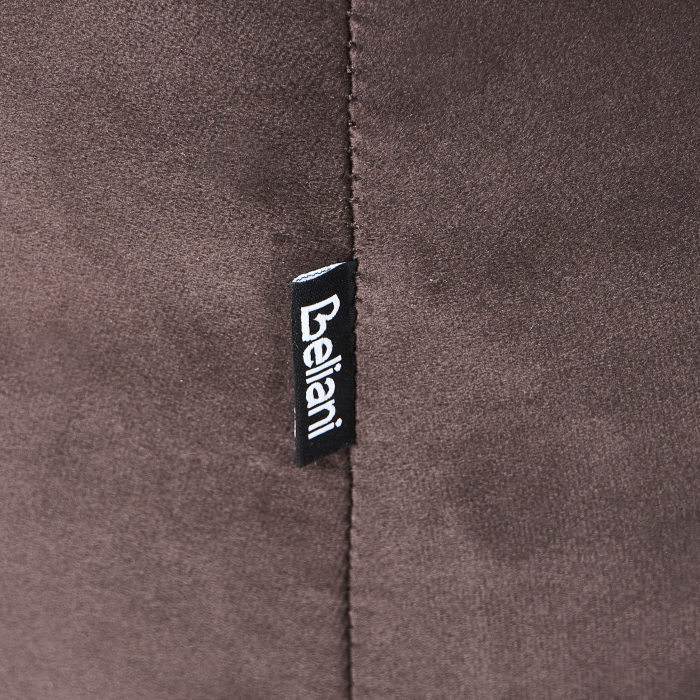 Canapea cu 3 locuri LEIREN Catifea Maro închis [10]