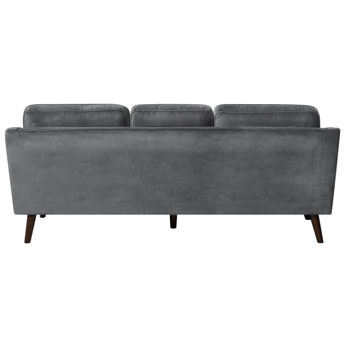 3-seater sofa LOKKA Velvet Dark grey [5]