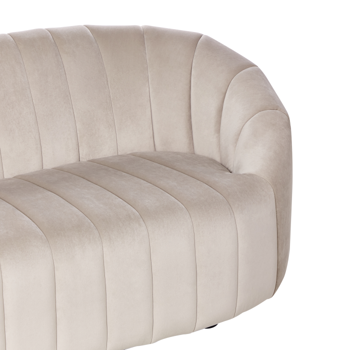 Canapea cu 3 locuri MALUNG Catifea Bej [7]