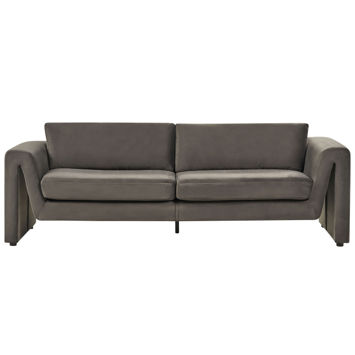 3-seater sofa MAUNU Velvet Graphite grey [2]