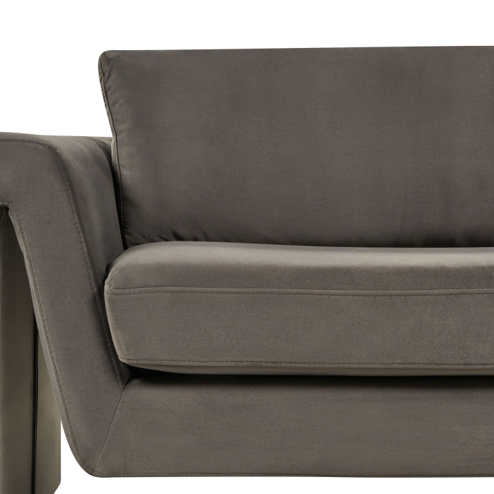 3-seater sofa MAUNU Velvet Graphite grey [6]
