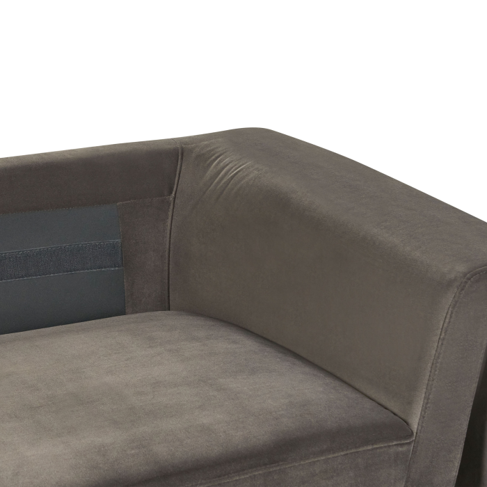 3-seater sofa MAUNU Velvet Graphite grey [8]