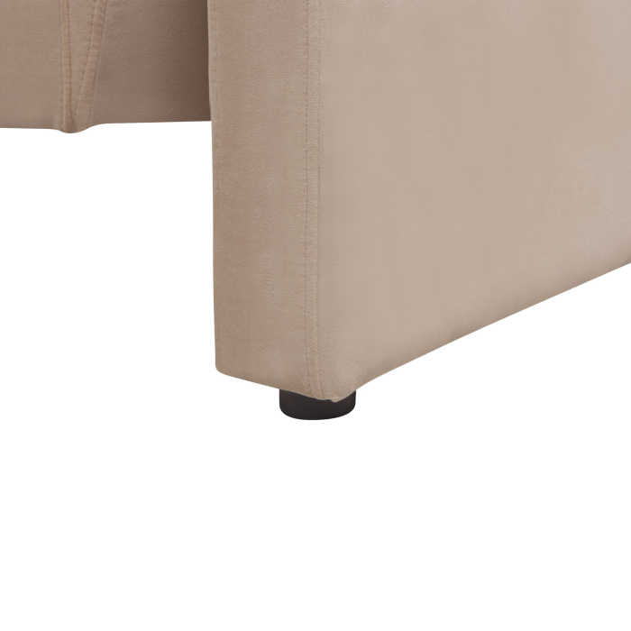 Canapea cu 3 locuri MAUNU Catifea Nisipiu [10]