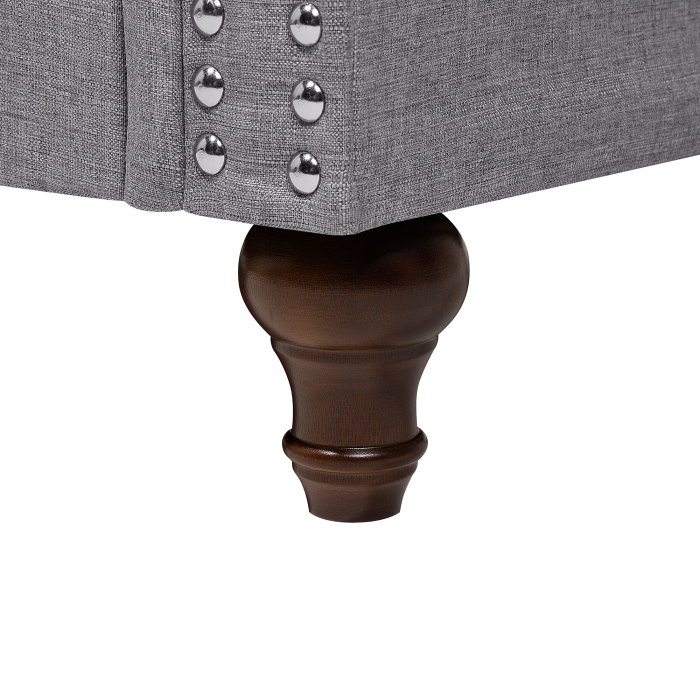 Canapea cu 3 locuri OTRA  Gri deschis [11]