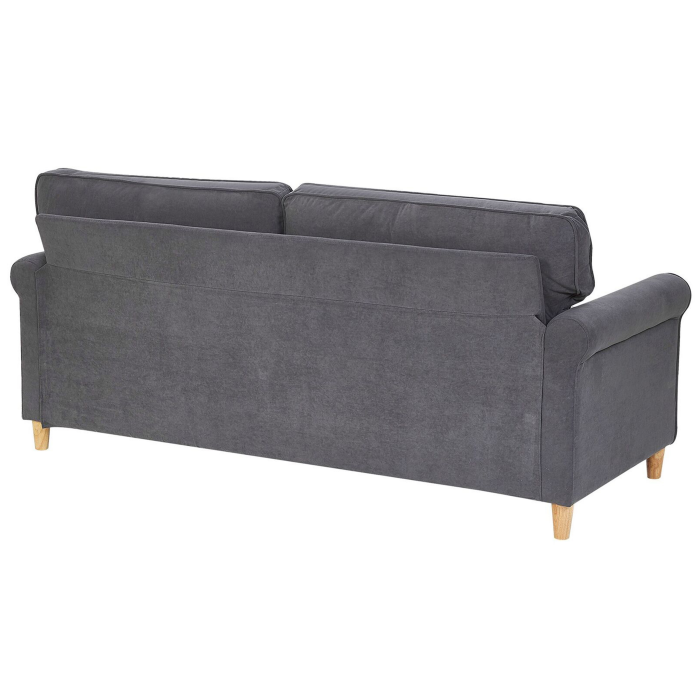 RONNEBY 3-seater sofa Velvet Dark grey [5]
