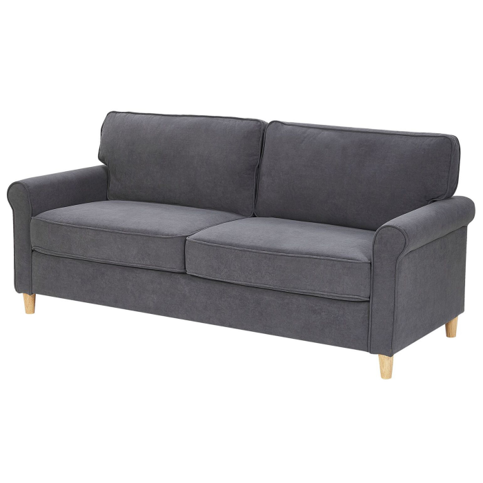 RONNEBY 3-seater sofa Velvet Dark grey [4]
