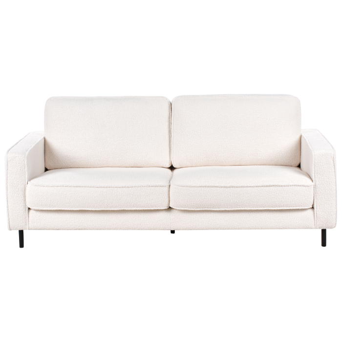 3-seater sofa SAVALEN Boucle White [4]