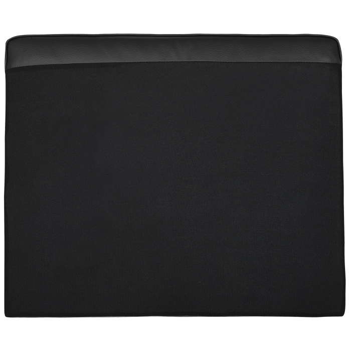 SAVALEN 3-seater sofa bed Natural leather Black [9]