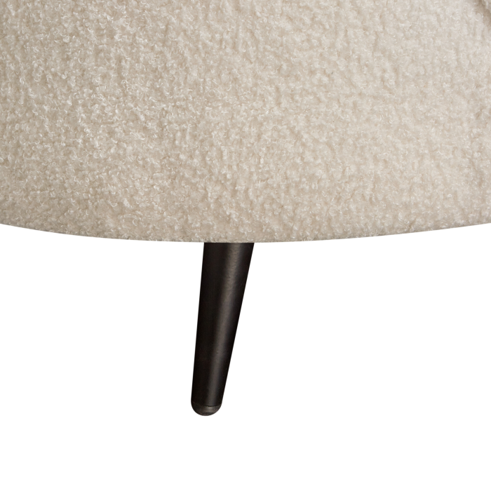 SAVAR Boucle 3-seater sofa bed White [8]