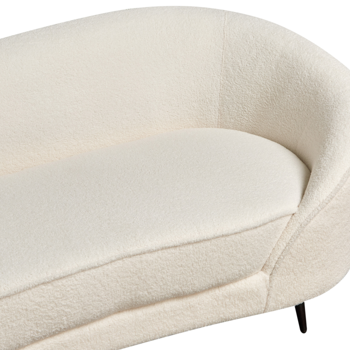 SAVAR Boucle 3-seater sofa bed White [7]