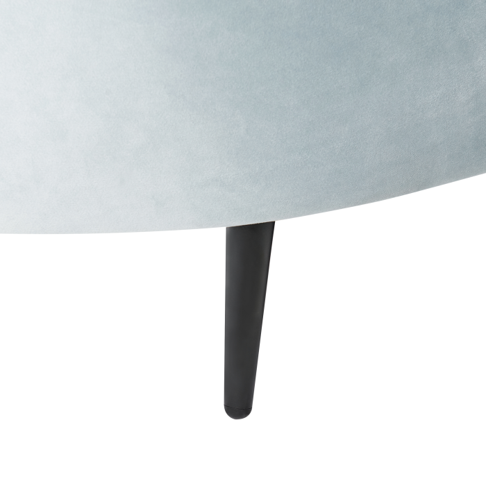 Canapea cu 3 locuri SAVAR Catifea Albastru deschis [8]