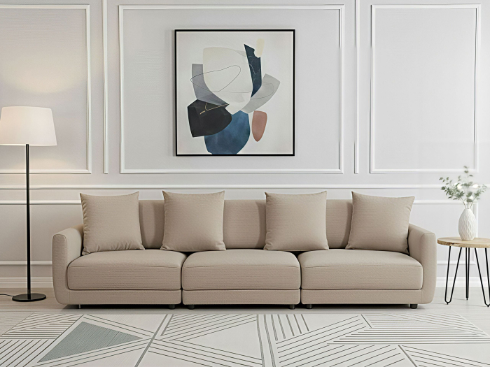 Canapea cu 3 locuri SIGTUNA  Bej [1]