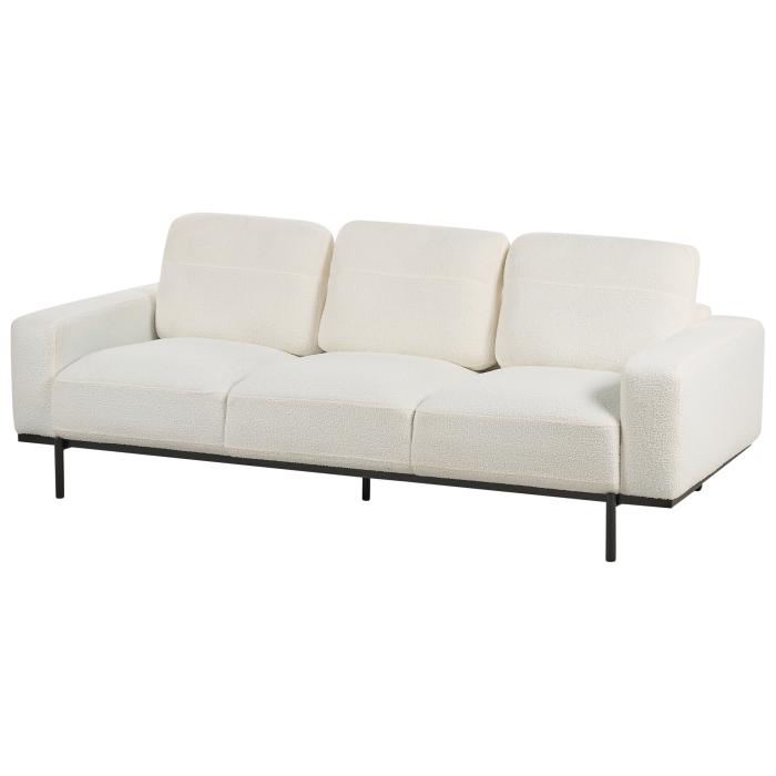 SOVIK 3-seater sofa Boucle Off-white [5]