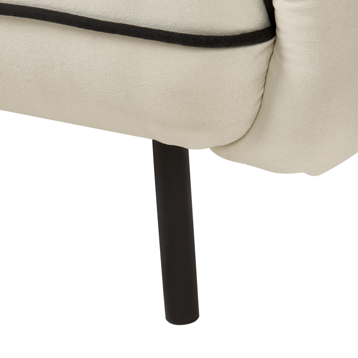 Canapea cu 3 locuri TONSBERG  Bej deschis cu otoman [11]