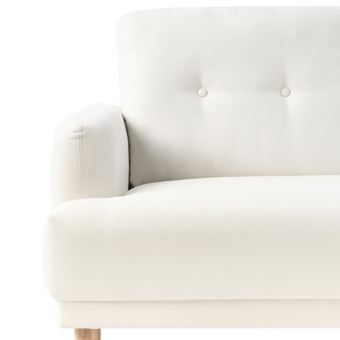 Canapea cu 3 locuri TUVE  Alb-murdar [6]