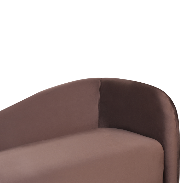3-seater sofa VELTADA Velvet Dark brown [7]