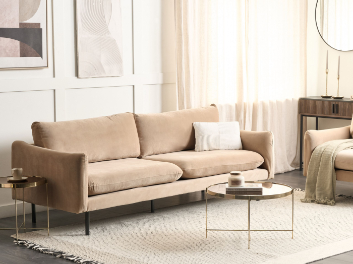 3-seater sofa VINTERBRO Velvet Beige [1]