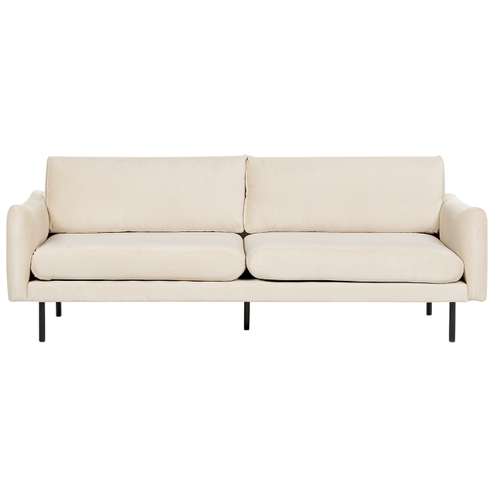 Canapea cu 3 locuri VINTERBRO Catifea Bej deschis [2]