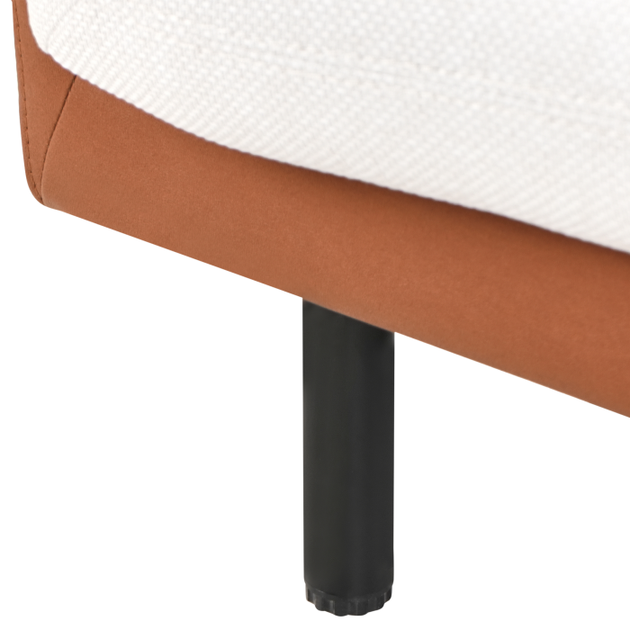 Canapea cu 3 locuri VORGOD  Alb-murdar [9]