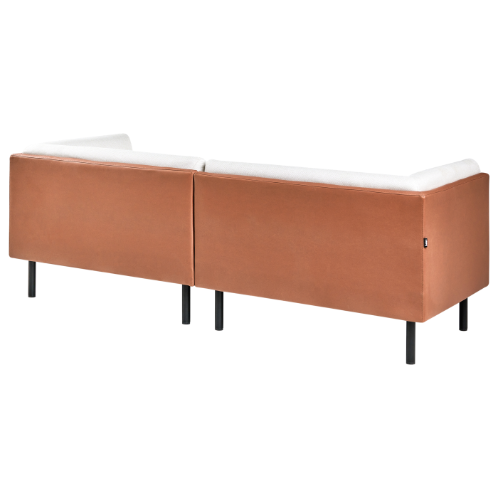 Canapea cu 3 locuri VORGOD  Alb-murdar [5]