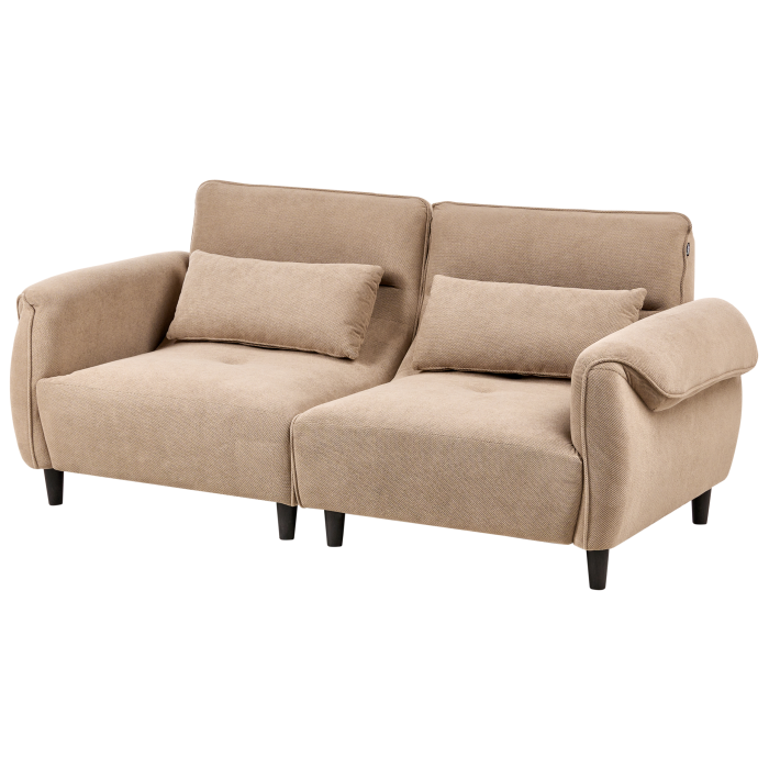 Canapea cu 3 locuri WETLAN  Maro deschis [4]