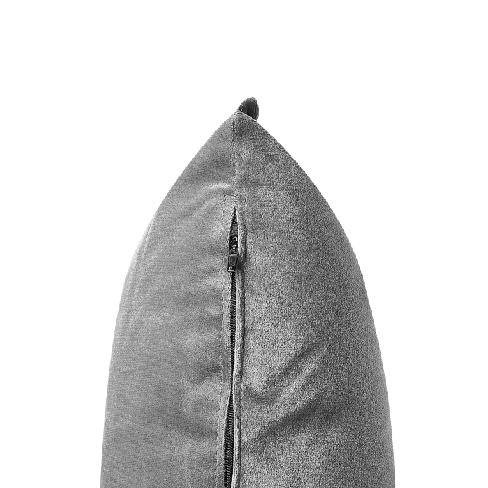 Canapea cu 4 locuri AURE Catifea Gri deschis [9]