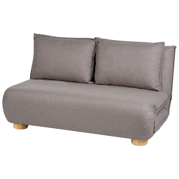 Canapea extensibilă cu 2 locuri ABISKO In sintetic Gri închis [2]