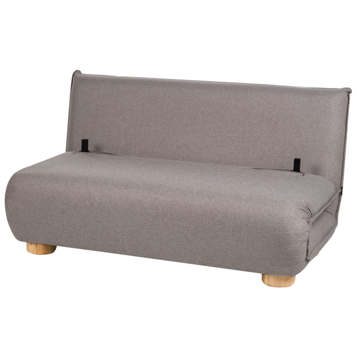 Canapea extensibilă cu 2 locuri ABISKO In sintetic Gri închis [4]