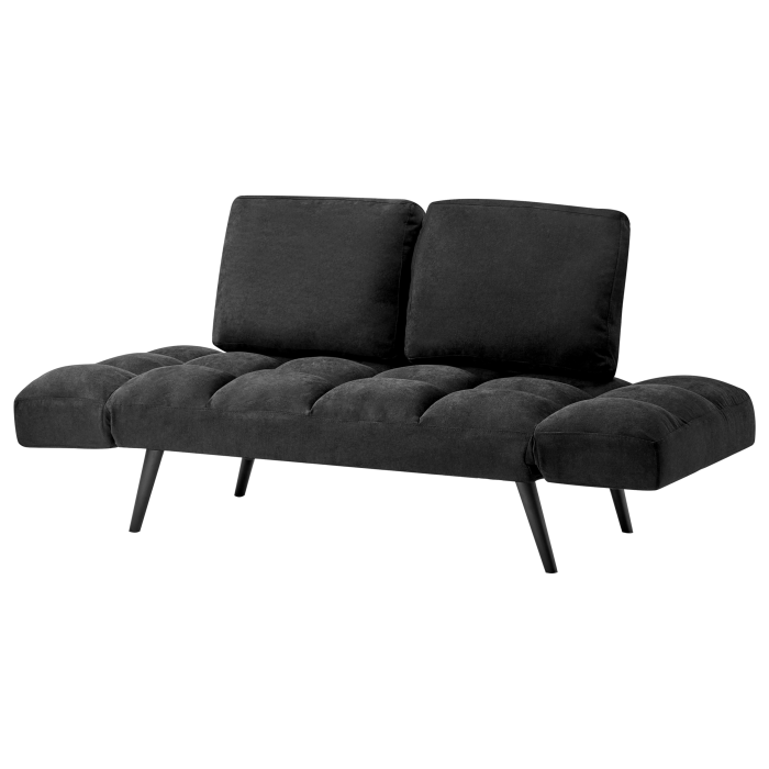 2-seater sofa BREKKE Black Extendable [5]