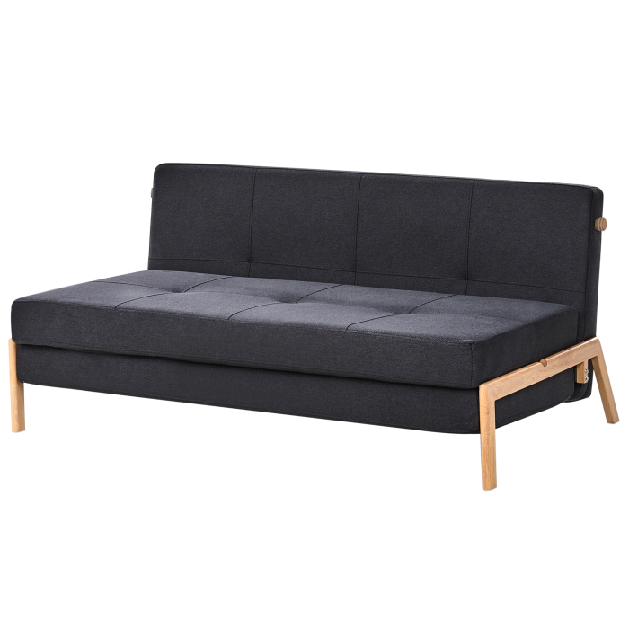 Canapea extensibilă cu 2 locuri EDLAND  Negru [5]