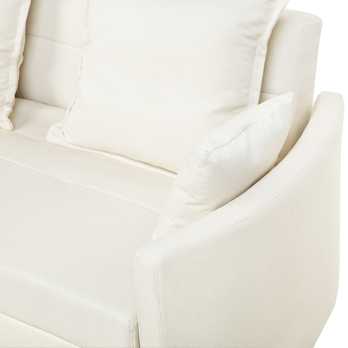 Canapea extensibilă cu 2 locuri HOVIN  Bej deschis [6]