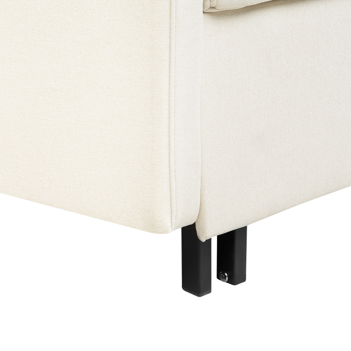 Canapea extensibilă cu 2 locuri HOVIN  Bej deschis [8]