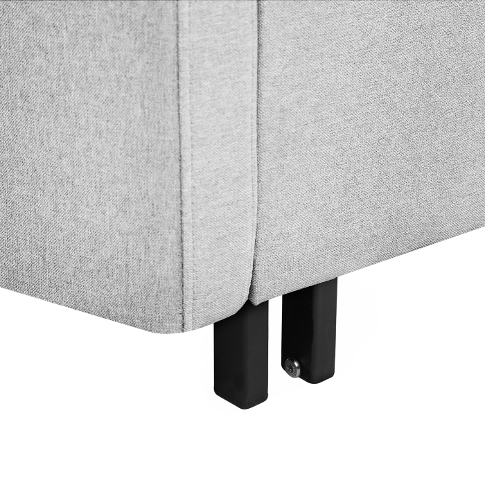 Canapea extensibilă cu 2 locuri HOVIN  Gri deschis [8]